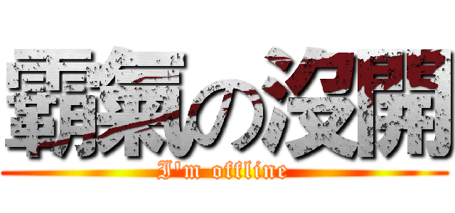 霸氣の沒開 (I'm offline)
