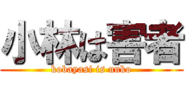小林は害者 (kobayasi is unko)