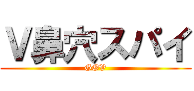 Ｖ鼻穴スパイ (GOV)