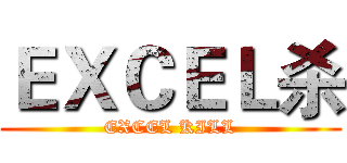 ＥＸＣＥＬ杀 (EXCEL KILL)