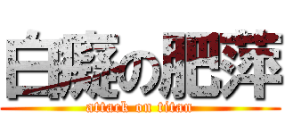 白癡の肥萍 (attack on titan)
