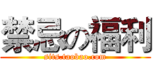 禁忌の福利 (sits.taobao.com)