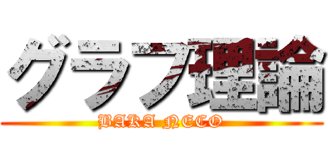 グラフ理論 (BAKA NECO)