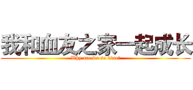 我和血友之家一起成长 (Why are we so diao?)