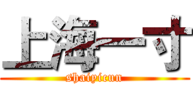 上海一寸 (shaiyicun)