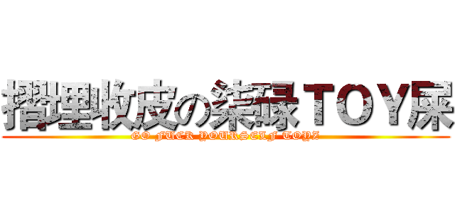 摺埋收皮の柒碌ＴＯＹ屎 (GO FUCK YOURSELF TOYZ)