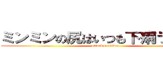 ミンミンの尻はいつも下痢ラ豪雨だ (attack on titan)