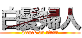 白髪婦人 (attack on titan)