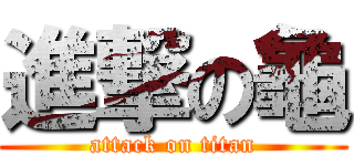 進撃の龜 (attack on titan)