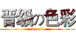 晋级の色彩 (se cai)