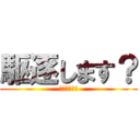 駆逐します？ (くちくしとけ)
