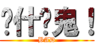 搞什麽鬼！ (BAD)