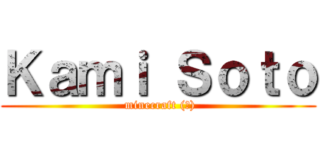Ｋａｍｉ Ｓｏｔｏ ( minecraft (?))