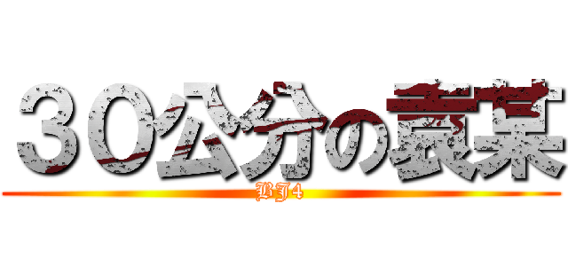 ３０公分の袁某 (BJ4)