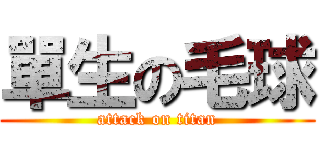 單生の毛球 (attack on titan)