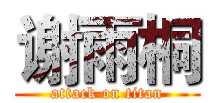 谢雨桐 (attack on titan)