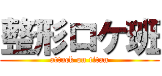 整形ロケ班 (attack on titan)