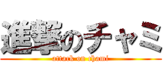 進撃のチャミ (attack on chami)