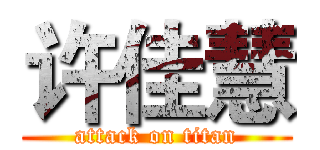 许佳慧 (attack on titan)