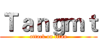 Ｔａｎｇｍｔ (attack on titan)