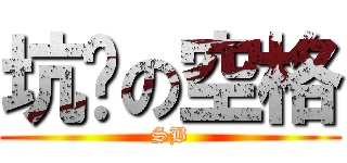 坑爹の空格 (SB)