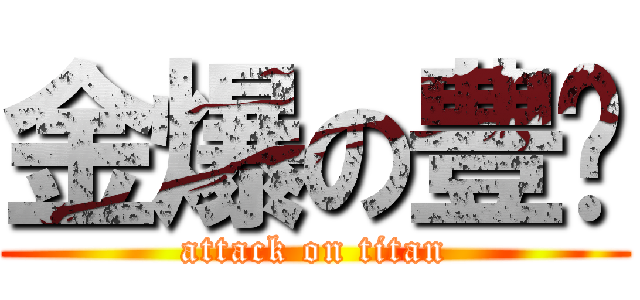 金爆の豊♡ (attack on titan)