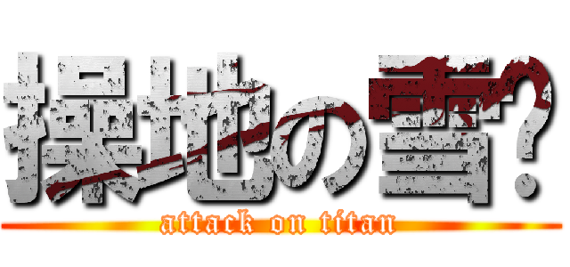 操地の雪姬 (attack on titan)