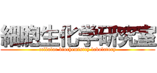 細胞生化学研究室 (cellular biochemistry labolatory)