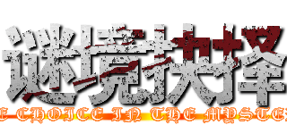 谜境抉择 (THE CHOICE IN THE MYSTERY)