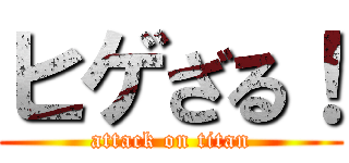 ヒゲざる！ (attack on titan)