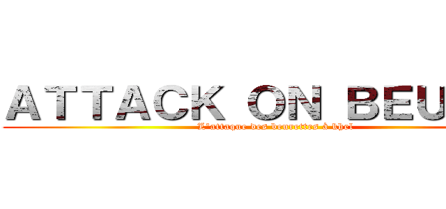 ＡＴＴＡＣＫ ＯＮ ＢＥＵＢＥＵ (L'attaque des beurettes à khel)