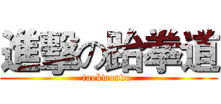 進擊の跆拳道 (taekwondo )