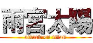 雨宮太陽 (attack on titan)