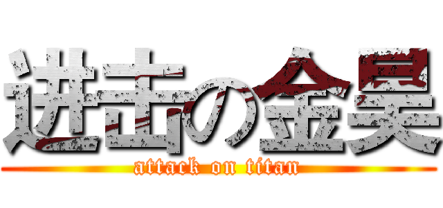 进击の金昊 (attack on titan)