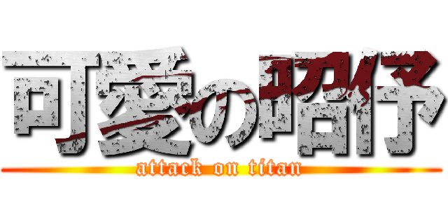 可愛の昭伃 (attack on titan)
