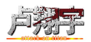 卢翔宇 (attack on titan)