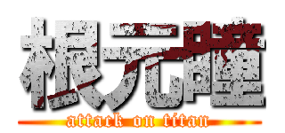 根元瞳 (attack on titan)