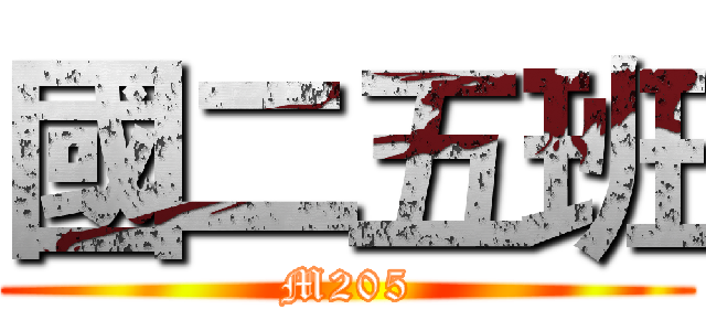 國二五班 (M205)