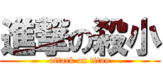 進撃の殺小 (attack on titan)