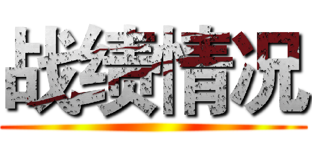 战绩情况 ()
