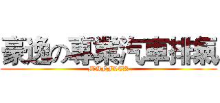 豪逸の專業汽車排氣 (MUFFLER)