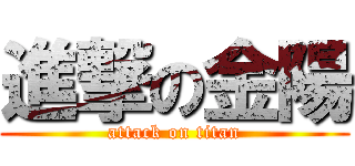進撃の金陽 (attack on titan)