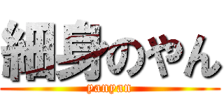 細身のやん (yanyan)
