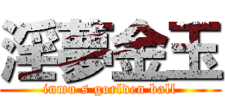 淫夢金玉 (inmu s gorlden ball)