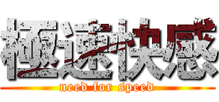 極速快感 (need for speed)
