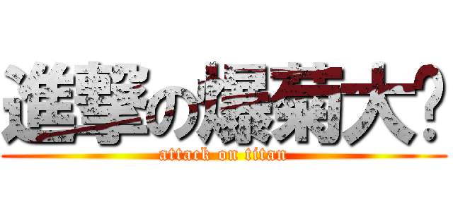 進撃の爆菊大队 (attack on titan)