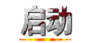 启动 ()