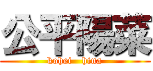 公平陽菜 (kohei   hina)