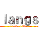 ｌａｎｇｓ (attack on titan)