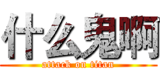 什么鬼啊 (attack on titan)